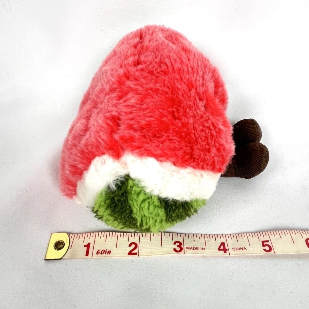 Jellycat London Amuseables Watermelon Plush Toy Retired Small - Picture 3 of 9